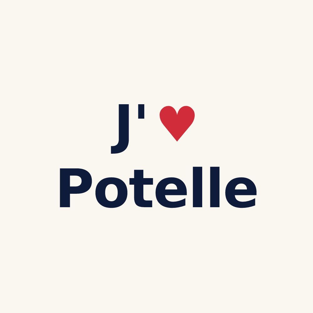 Tasse personnalisée Potelle — design J'aime Potelle