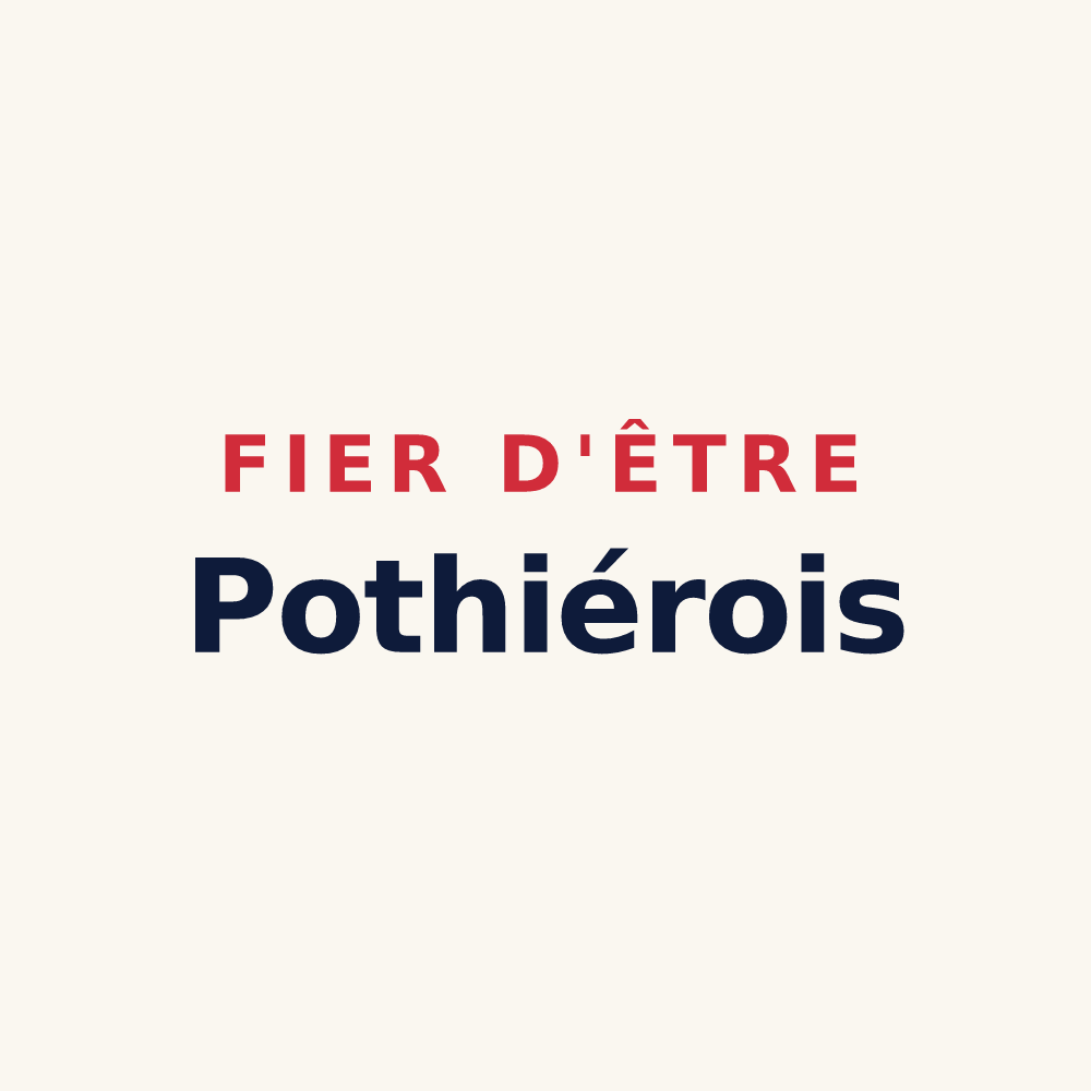 Tasse « Fier d'être Pothiérois » — design pour Pothières