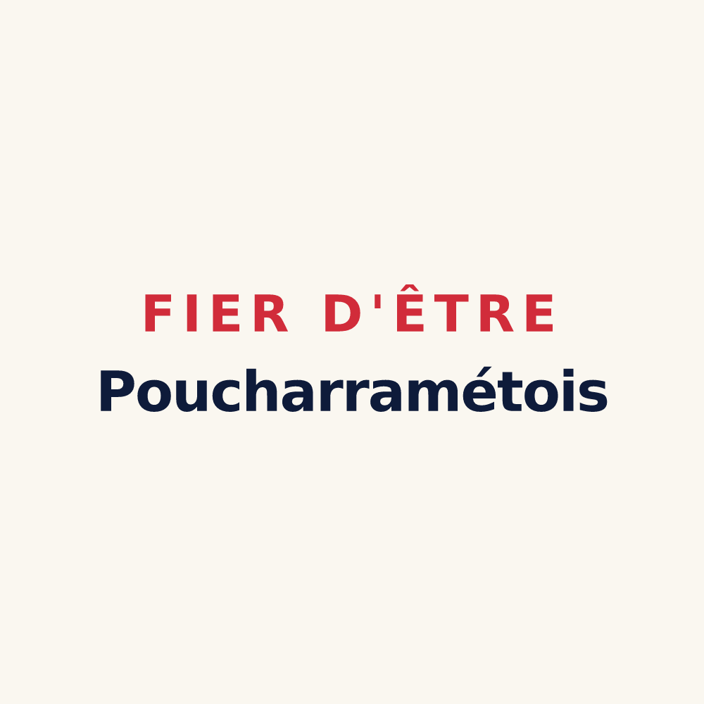 Tasse « Fier d'être Poucharramétois » — design pour Poucharramet