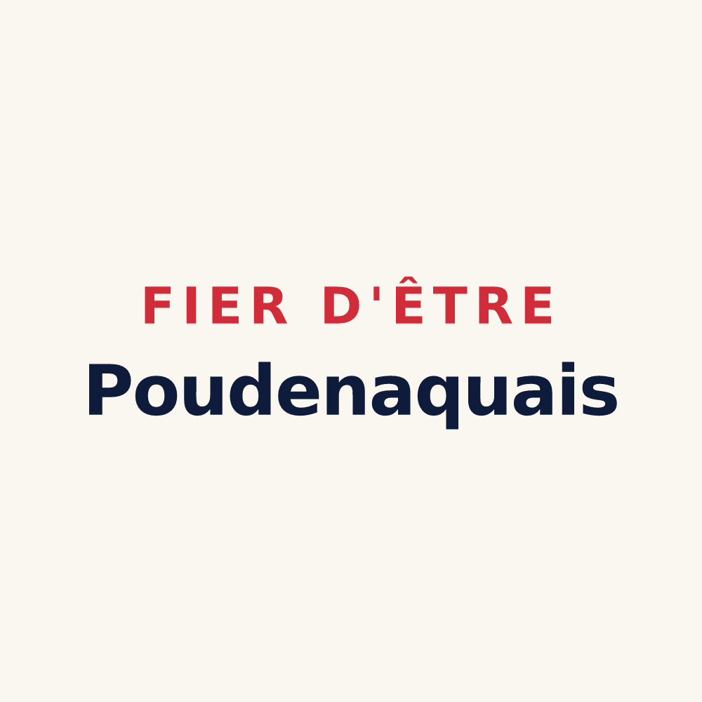 Tasse « Fier d'être Poudenaquais » — design pour Poudenas