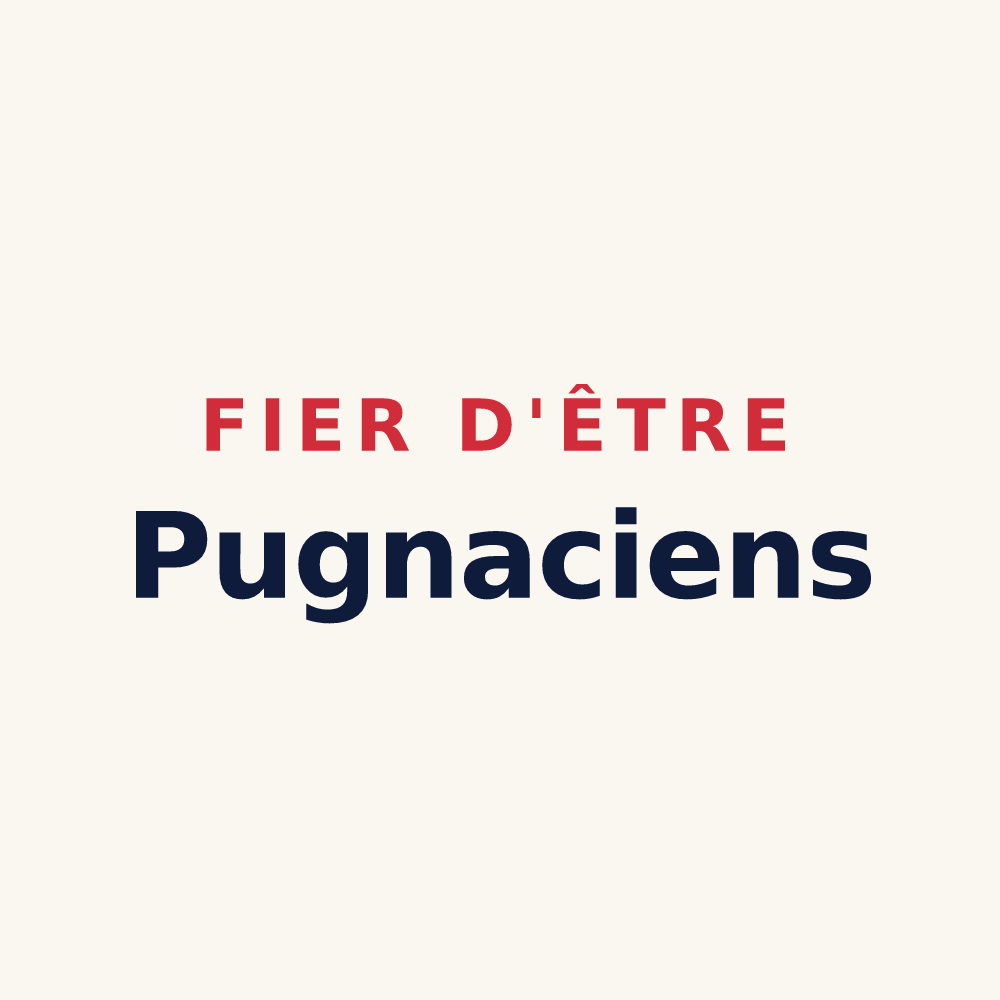 Tasse « Fier d'être Pugnaciens » — design pour Pougne-Hérisson