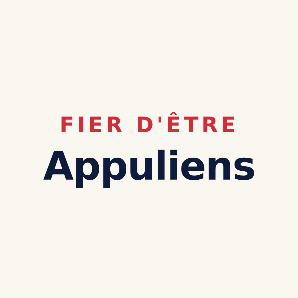 Tasse « Fier d'être Appuliens » — design pour Pouilley-les-Vignes