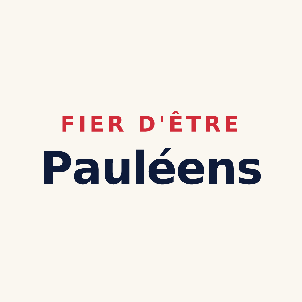 Tasse « Fier d'être Pauléens » — design pour Pouilly