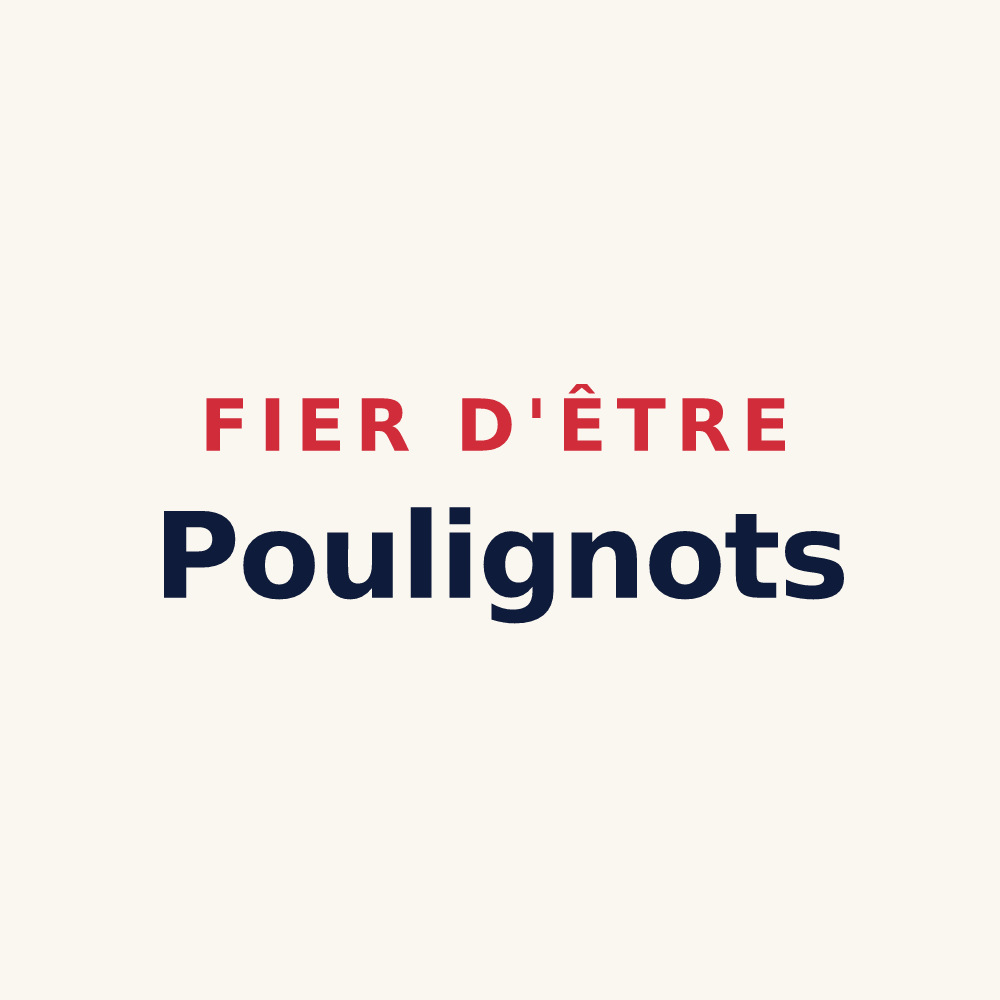 Tasse « Fier d'être Poulignots » — design pour Poulaines