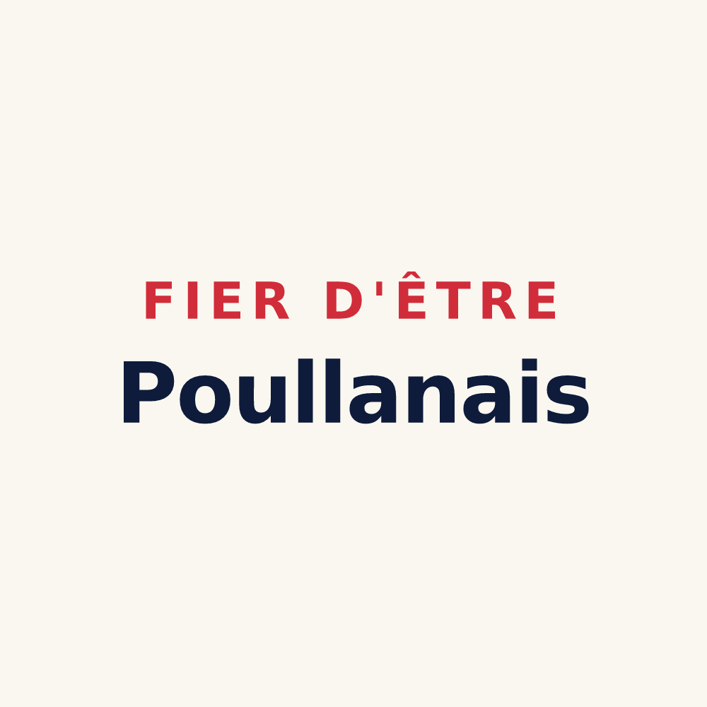Tasse « Fier d'être Poullanais » — design pour Poullan-sur-Mer