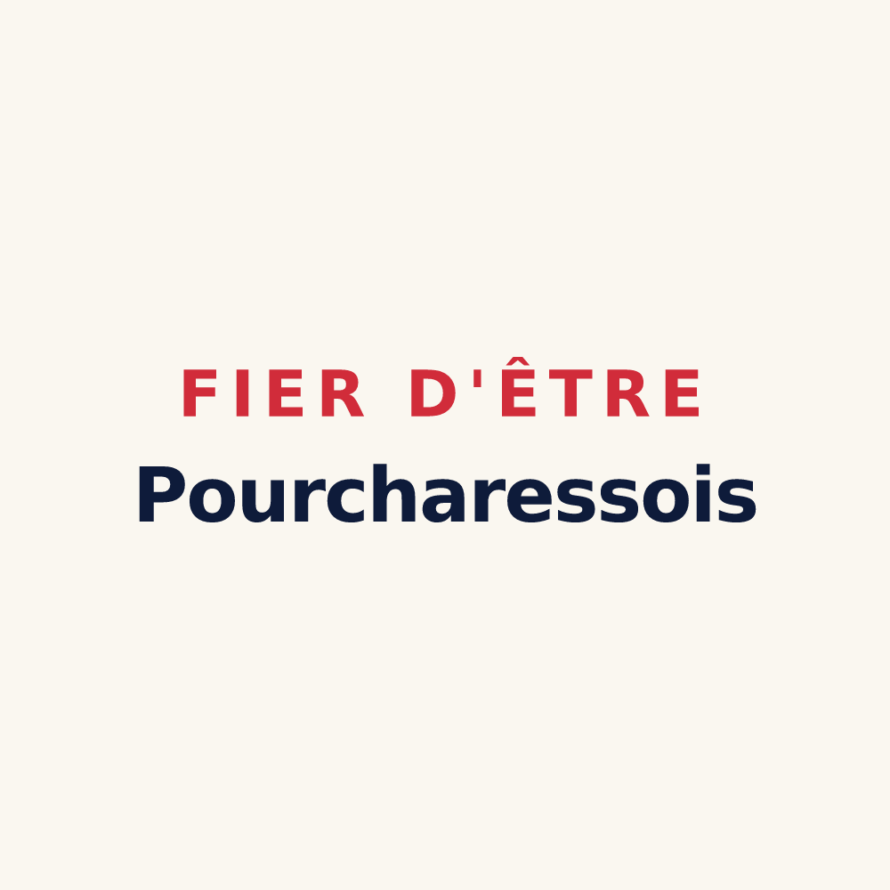Tasse « Fier d'être Pourcharessois » — design pour Pourcharesses