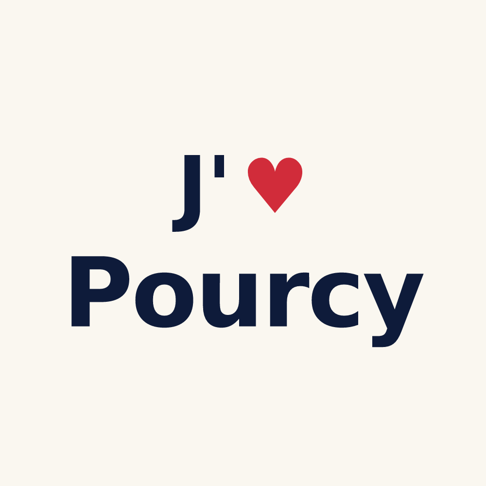 Tasse personnalisée Pourcy — design J'aime Pourcy