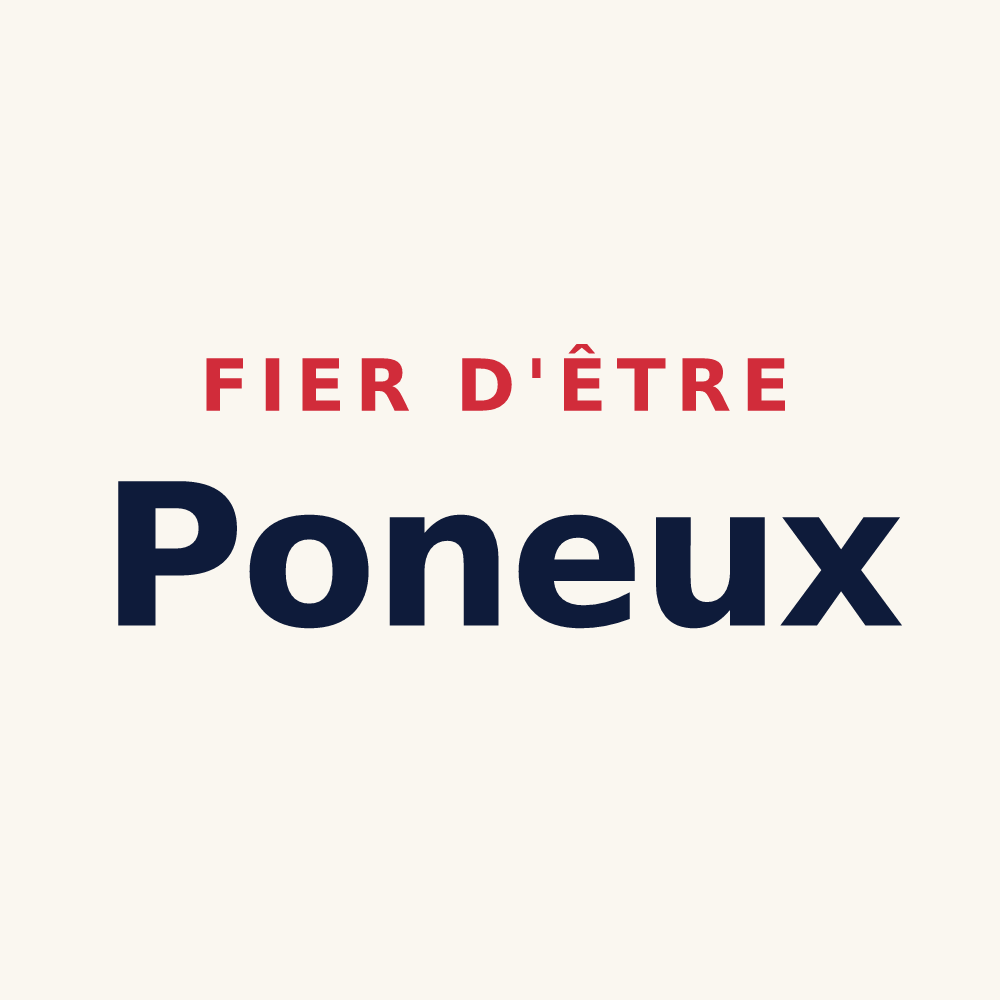 Tasse « Fier d'être Poneux » — design pour Pournoy-la-Grasse