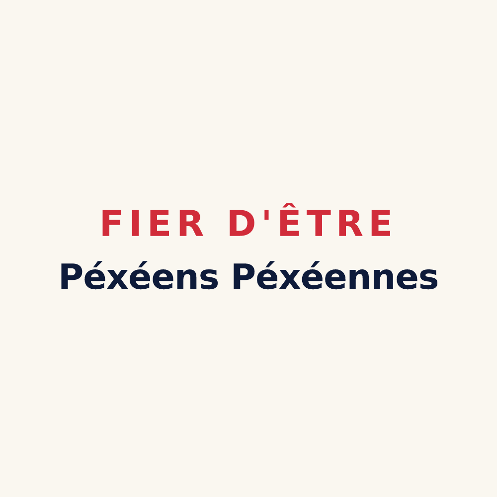 Tasse « Fier d'être Péxéens Péxéennes » — design pour Pouxeux