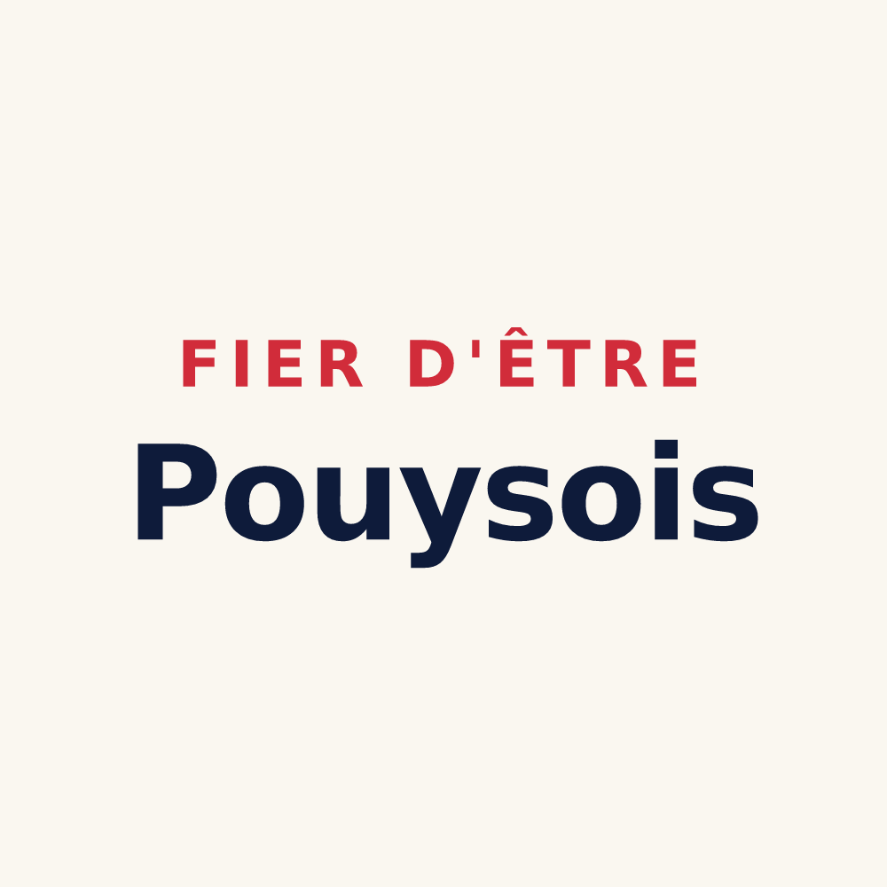 Tasse « Fier d'être Pouysois » — design pour Pouy-de-Touges