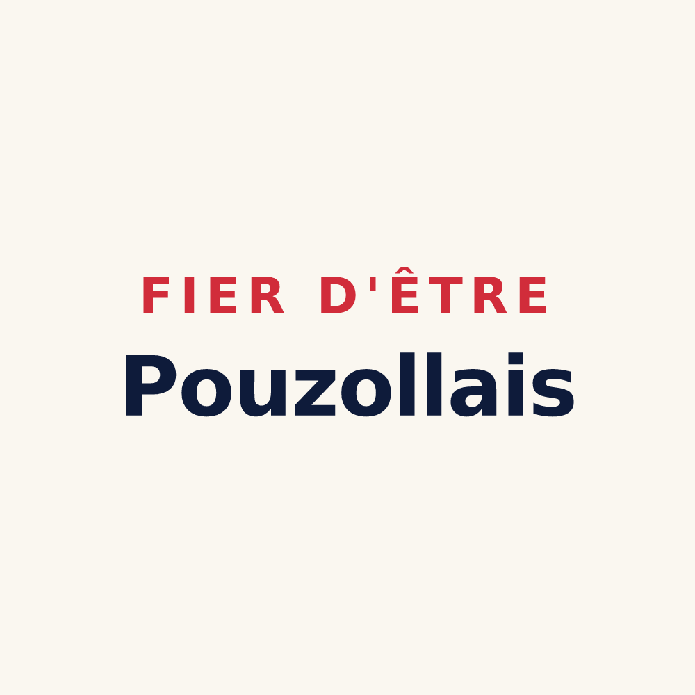 Tasse « Fier d'être Pouzollais » — design pour Pouzolles