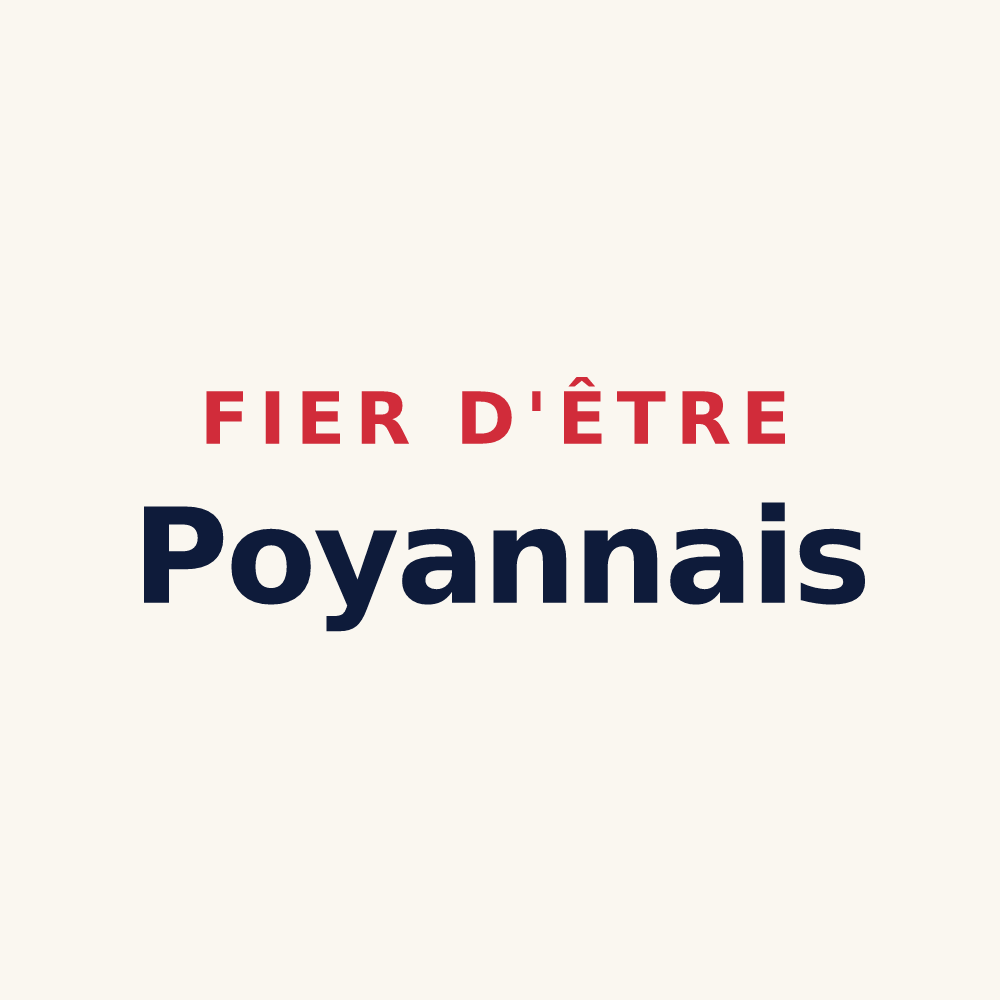 Tasse « Fier d'être Poyannais » — design pour Poyanne