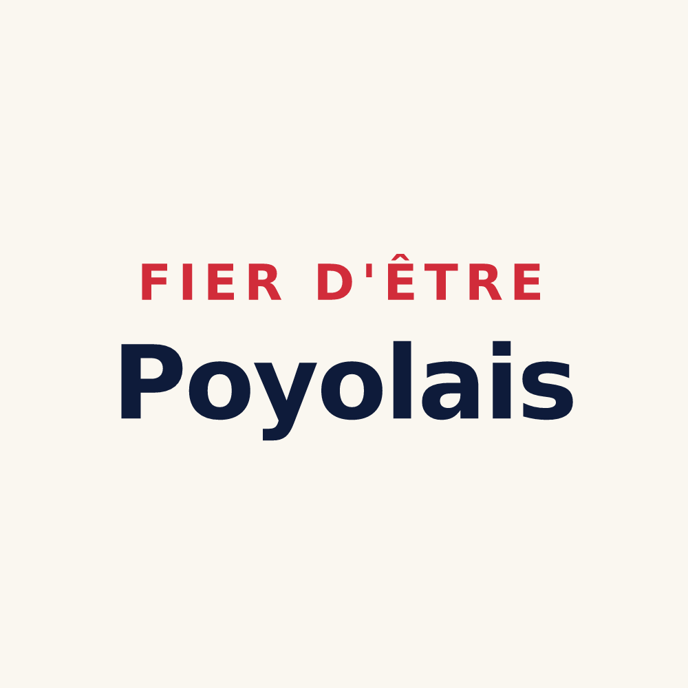 Tasse « Fier d'être Poyolais » — design pour Poyols