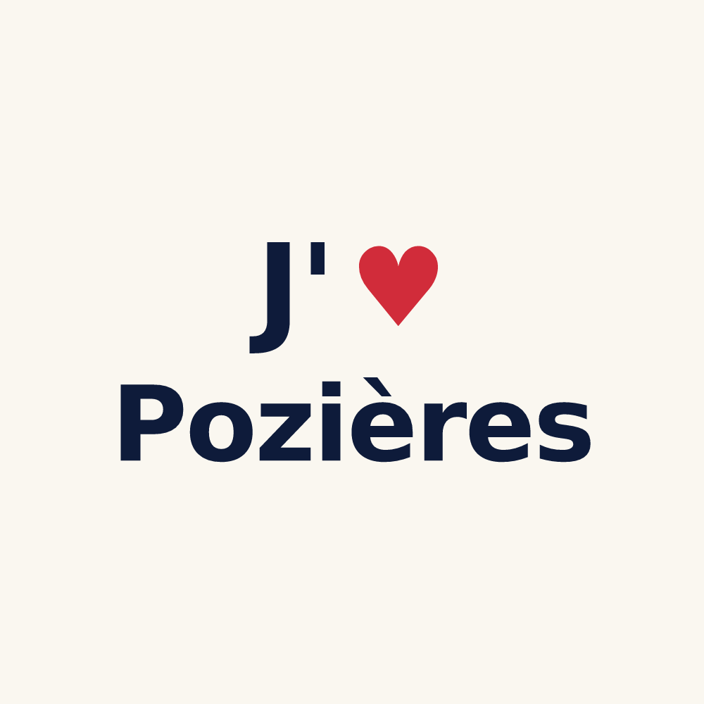 Tasse personnalisée Pozières — design J'aime Pozières