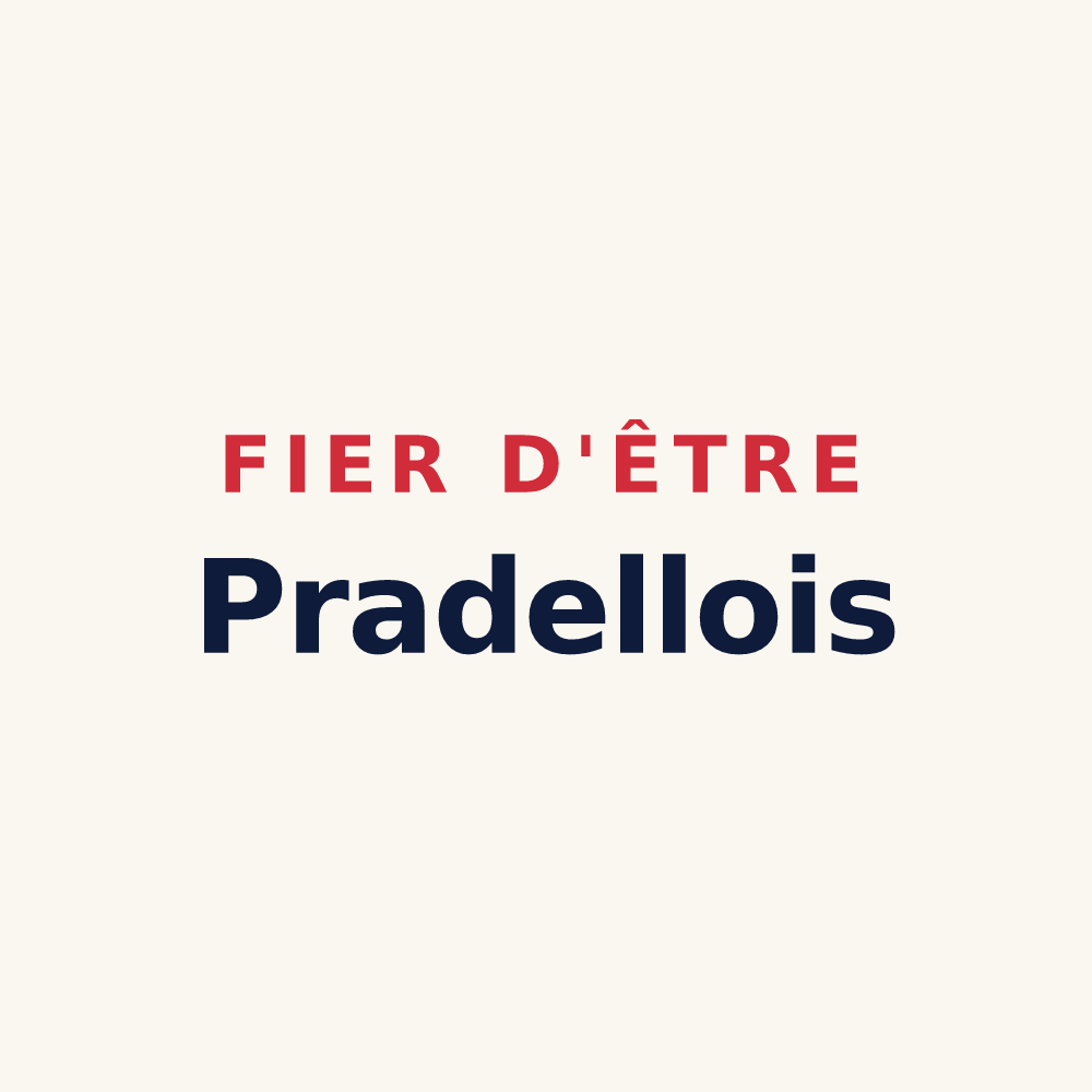 Tasse « Fier d'être Pradellois » — design pour Pradelle