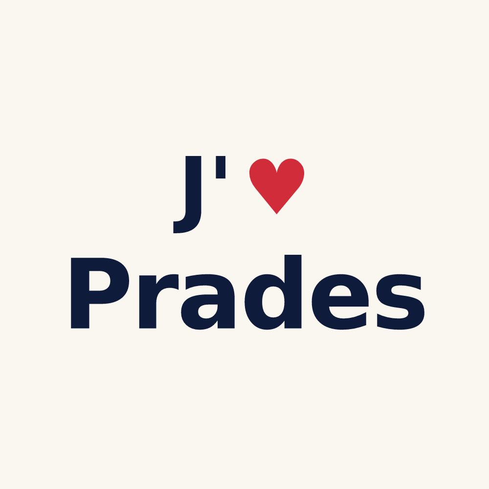 Tasse personnalisée Prades — design J'aime Prades