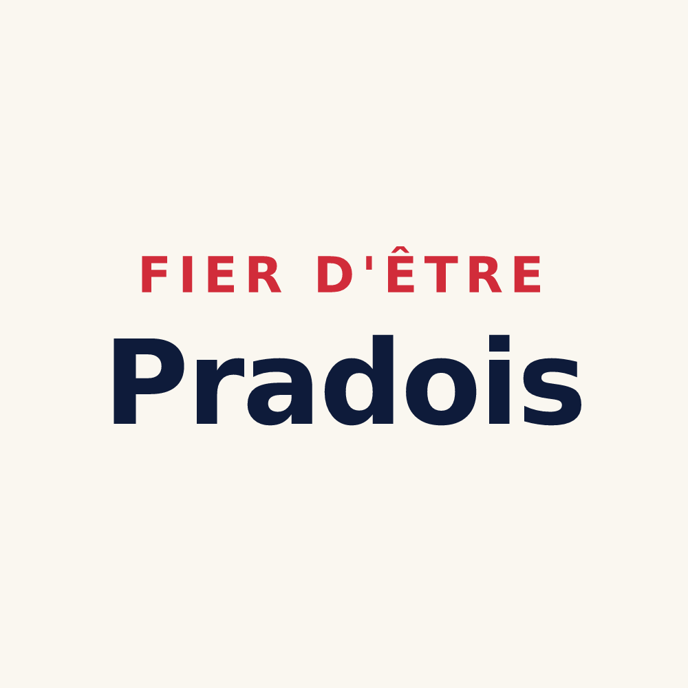 Tasse « Fier d'être Pradois » — design pour Prades