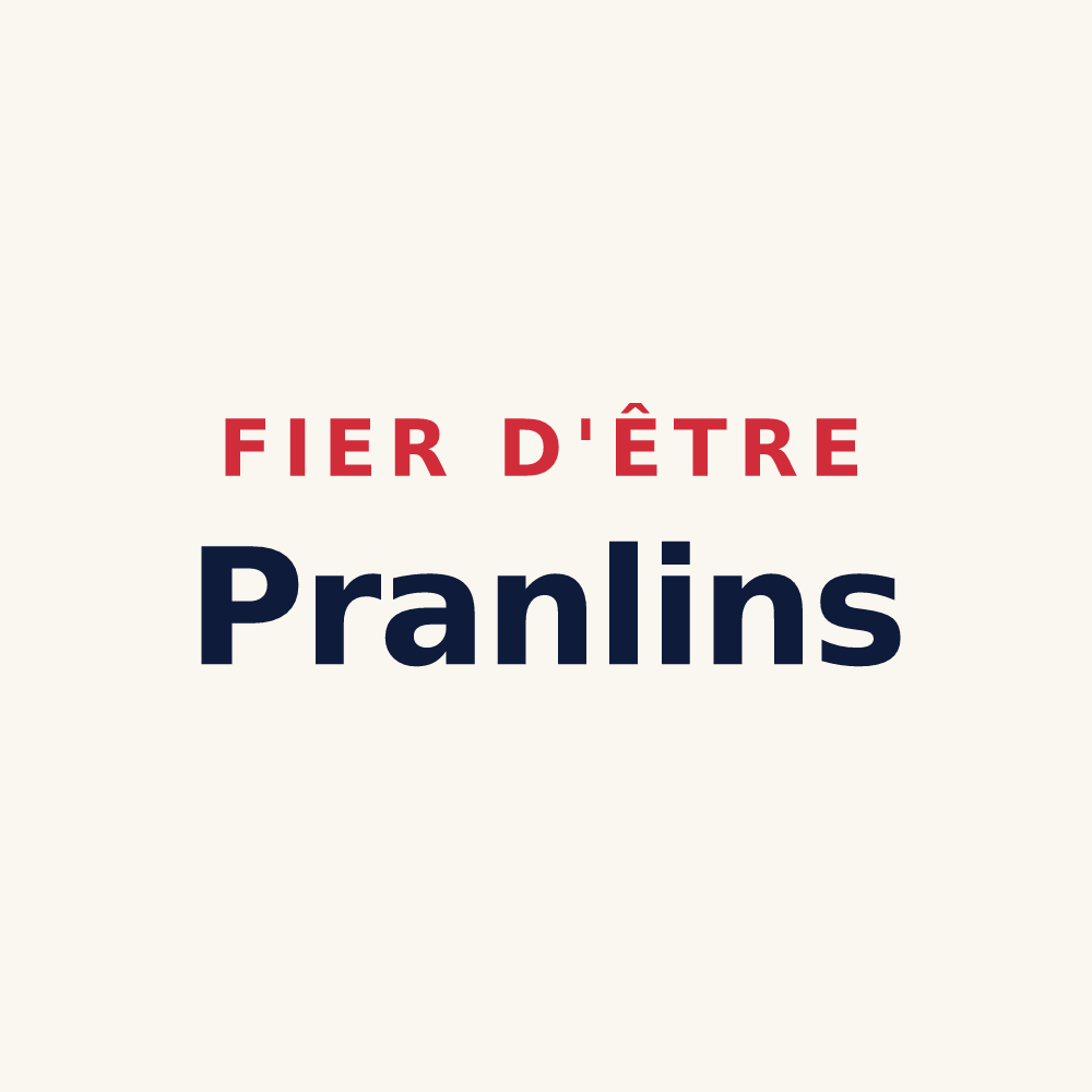 Tasse « Fier d'être Pranlins » — design pour Pranles