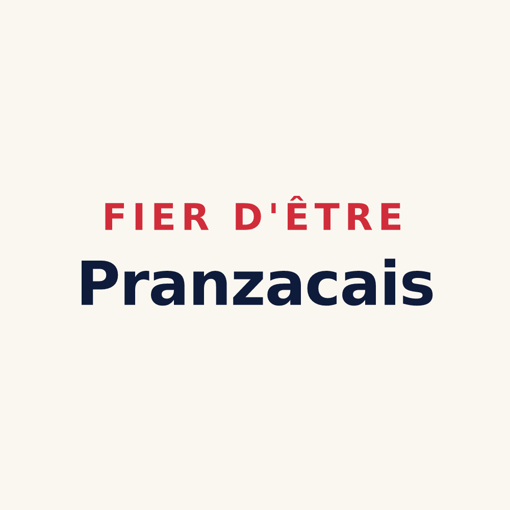 Tasse « Fier d'être Pranzacais » — design pour Pranzac