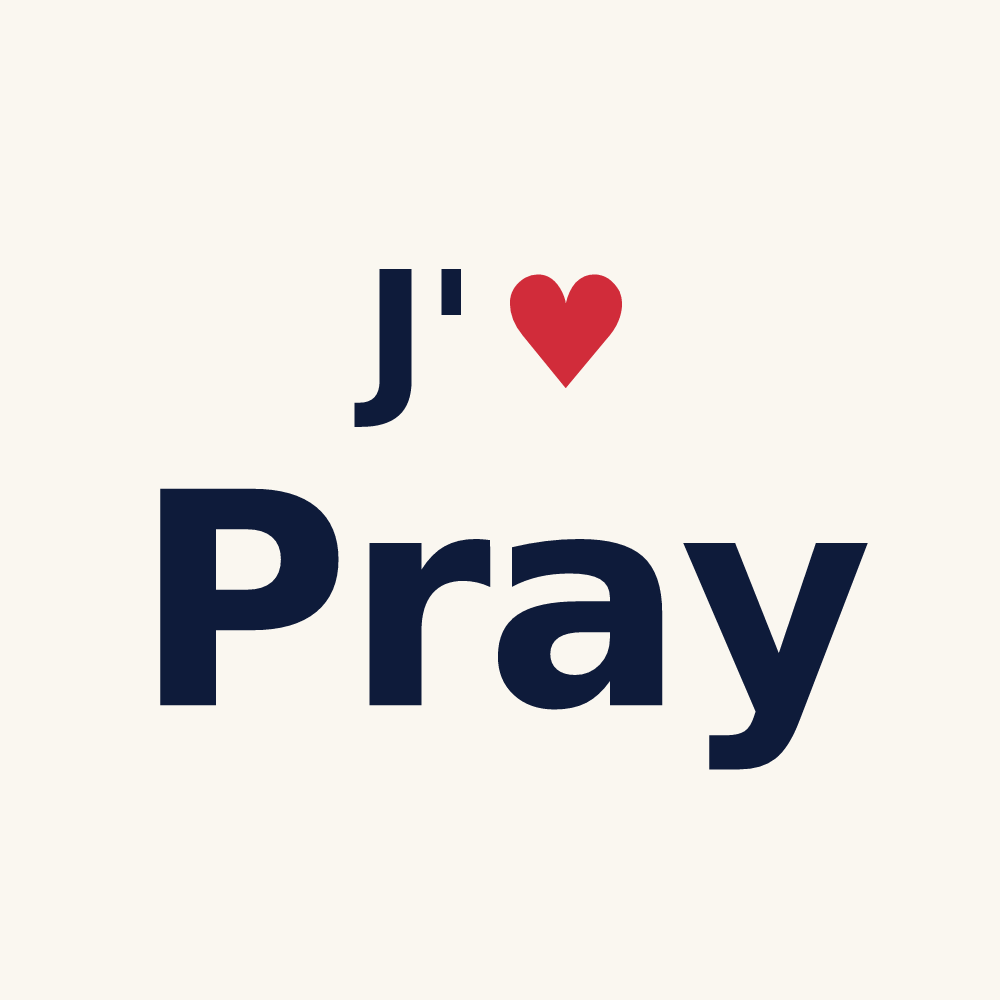 Tasse personnalisée Pray — design J'aime Pray