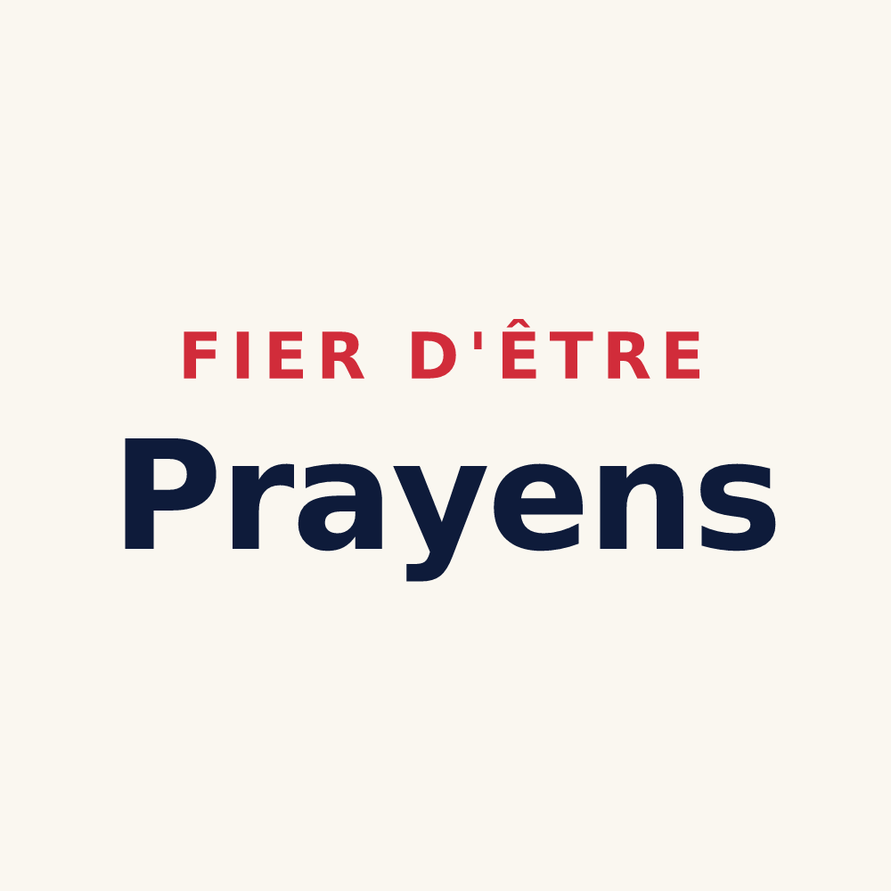 Tasse « Fier d'être Prayens » — design pour Praye