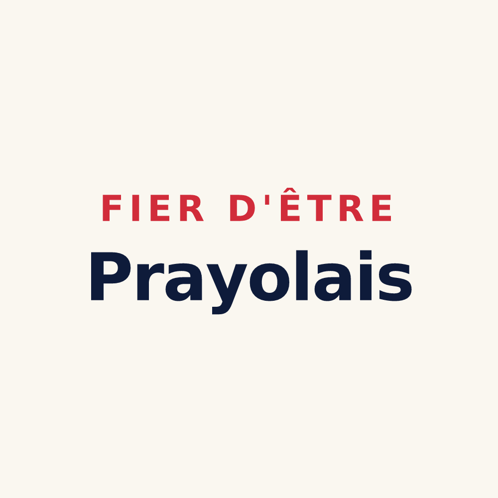 Tasse « Fier d'être Prayolais » — design pour Prayols