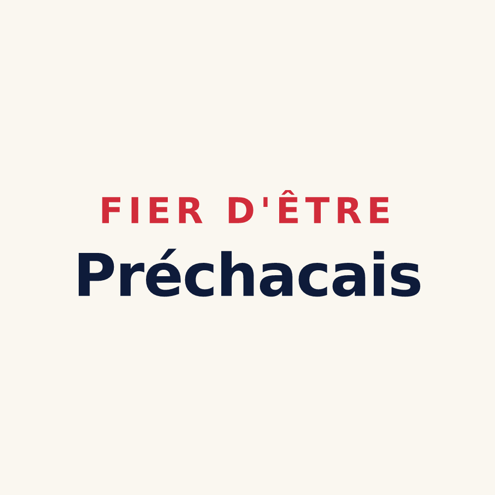 Tasse « Fier d'être Préchacais » — design pour Préchac-sur-Adour