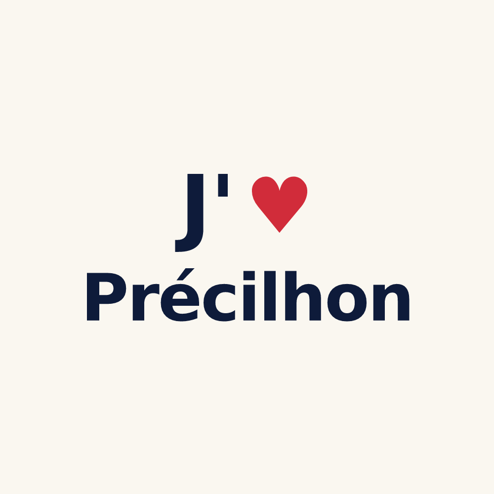 Tasse personnalisée Précilhon — design J'aime Précilhon