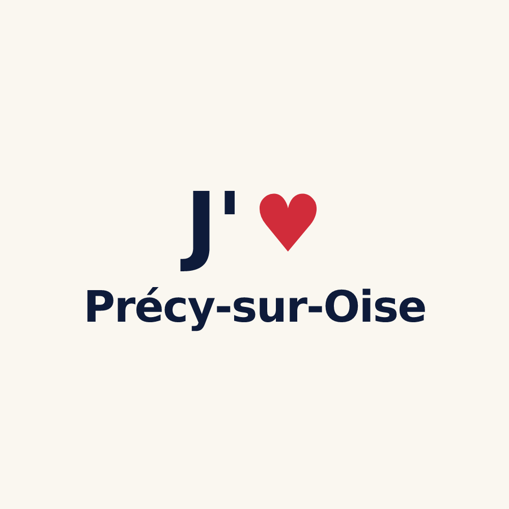 Tasse personnalisée Précy-sur-Oise — design J'aime Précy-sur-Oise