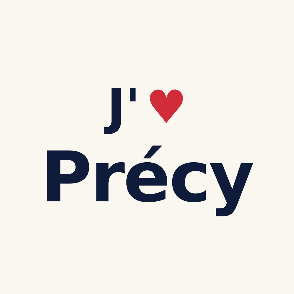 Tasse personnalisée Précy — design J'aime Précy