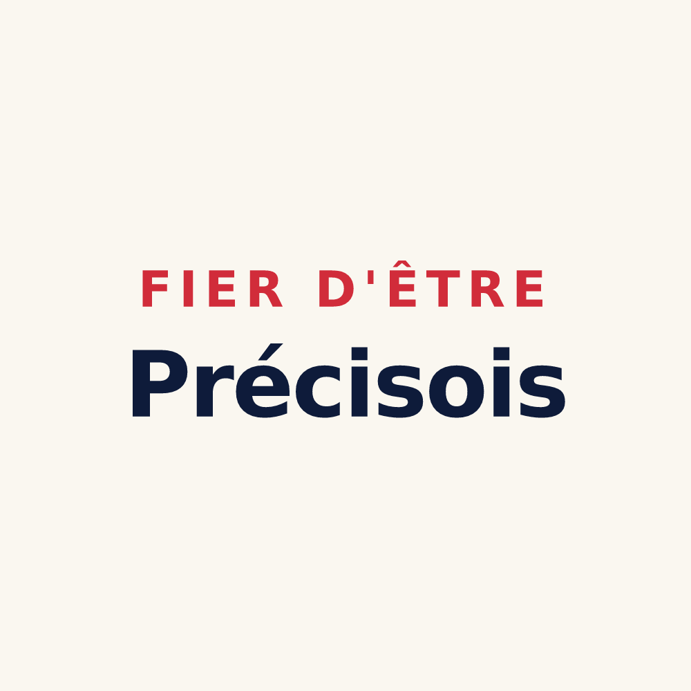 Tasse « Fier d'être Précisois » — design pour Précy