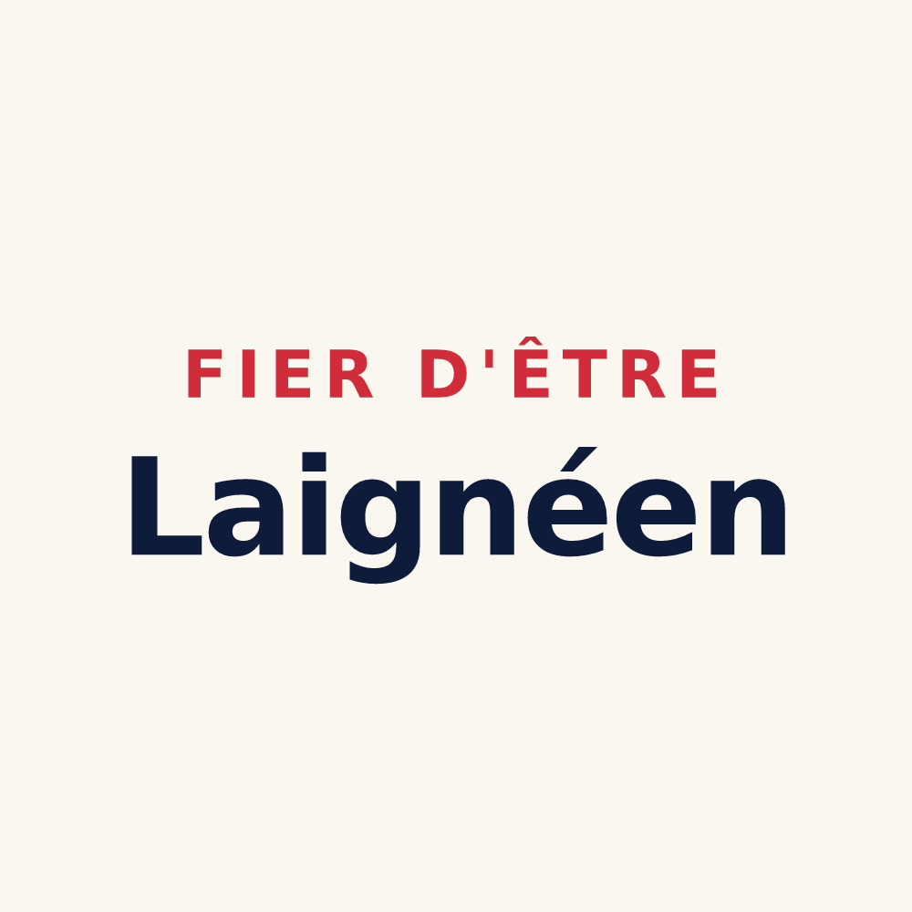 Tasse « Fier d'être Laignéen » — design pour Prée-d'Anjou