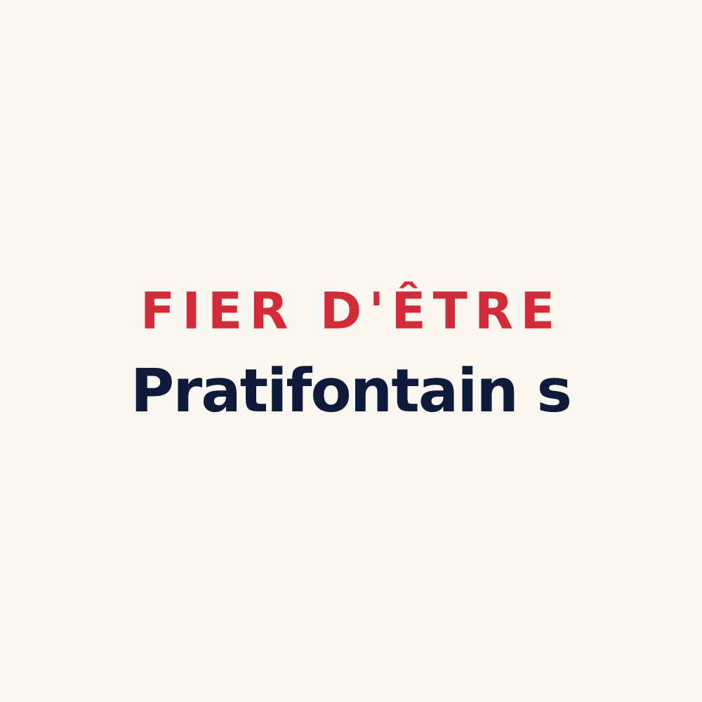Tasse « Fier d'être Pratifontain s » — design pour Préfontaines