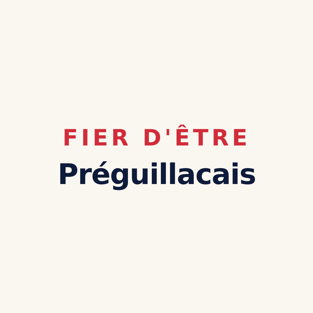 Tasse « Fier d'être Préguillacais » — design pour Préguillac