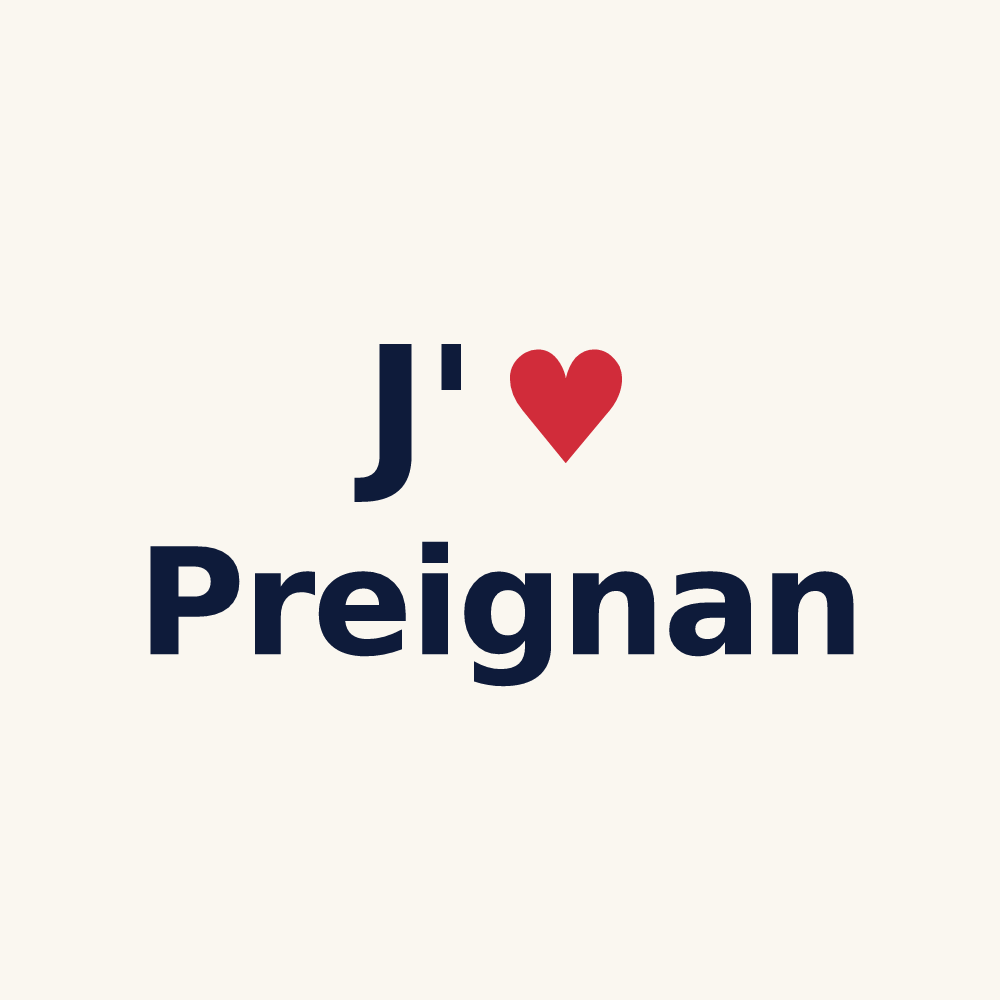 Tasse personnalisée Preignan — design J'aime Preignan