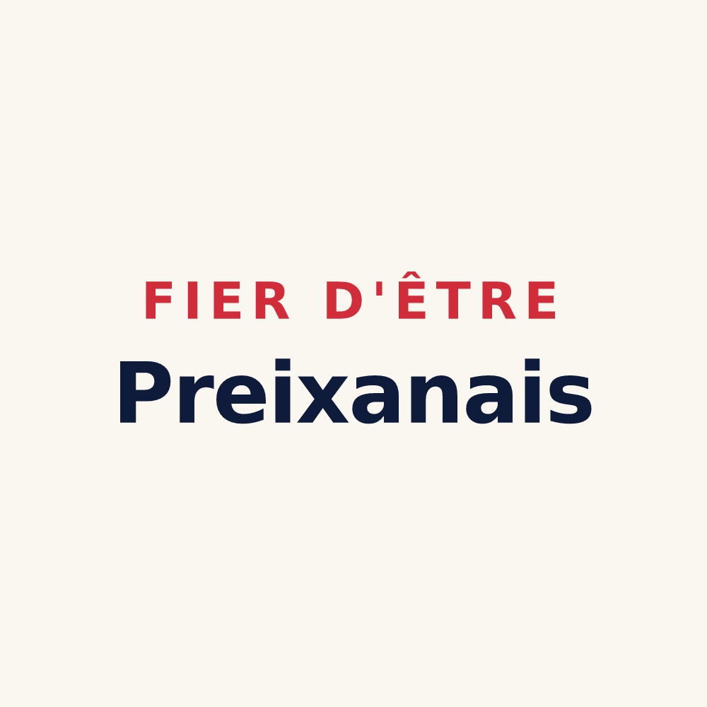 Tasse « Fier d'être Preixanais » — design pour Preixan