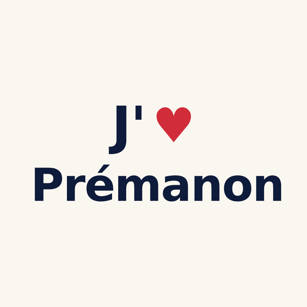 Tasse personnalisée Prémanon — design J'aime Prémanon