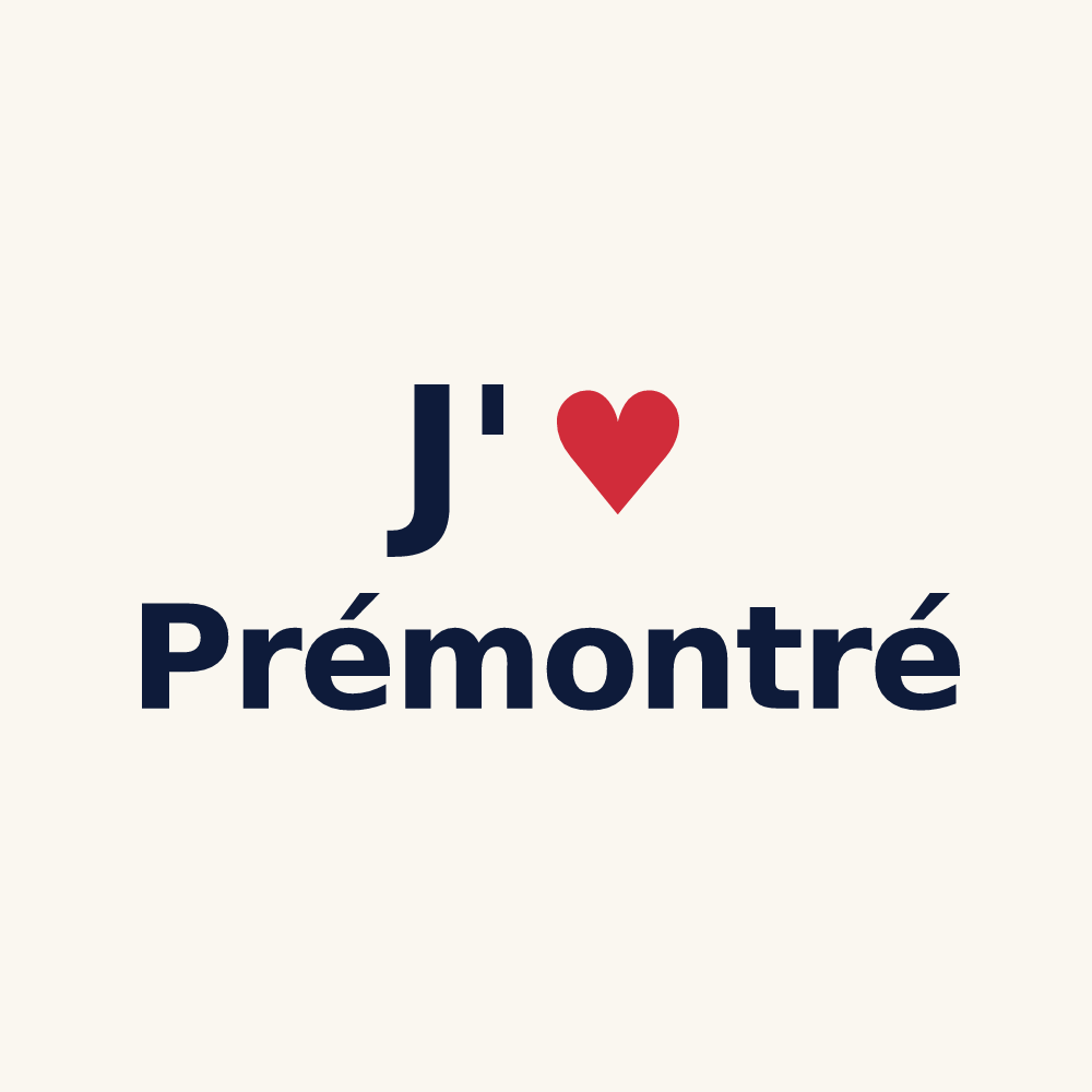 Tasse personnalisée Prémontré — design J'aime Prémontré