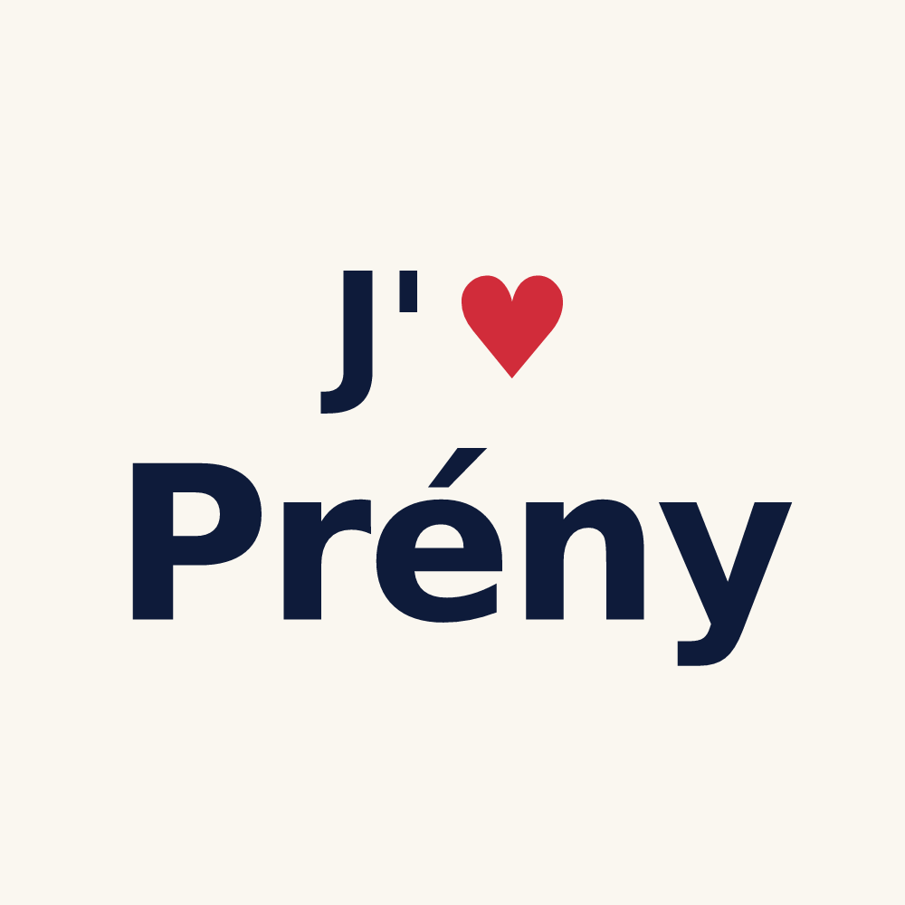 Tasse personnalisée Prény — design J'aime Prény