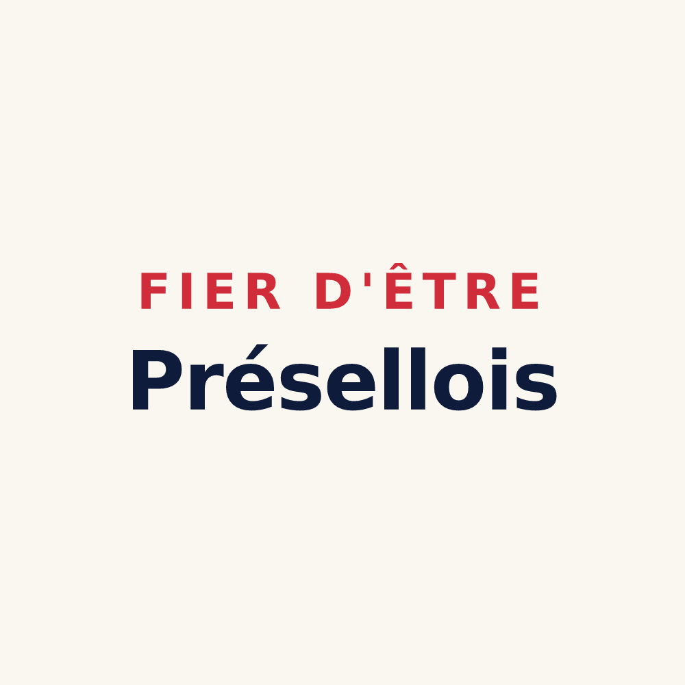 Tasse « Fier d'être Présellois » — design pour Préseau