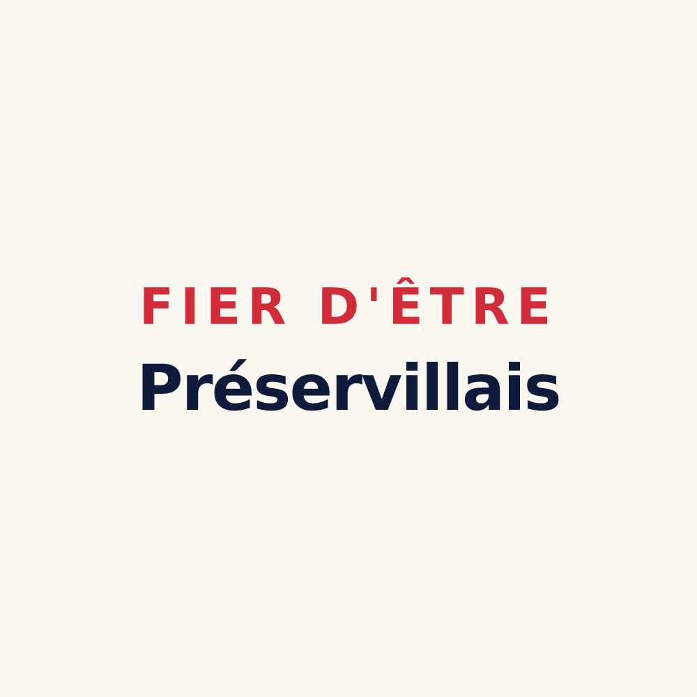Tasse « Fier d'être Préservillais » — design pour Préserville
