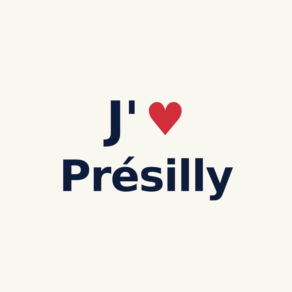Tasse personnalisée Présilly — design J'aime Présilly