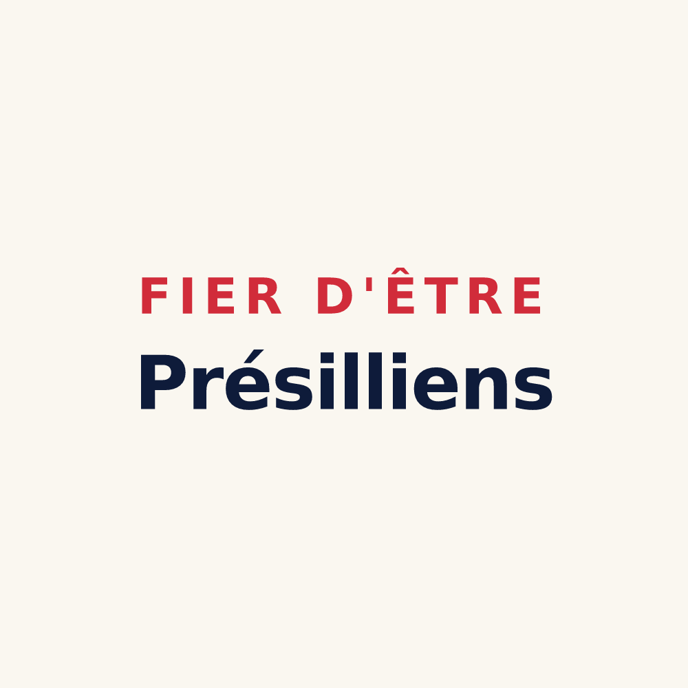 Tasse « Fier d'être Présilliens » — design pour Présilly