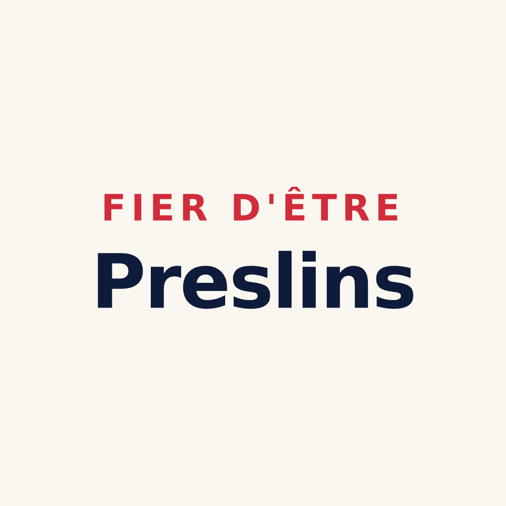 Tasse « Fier d'être Preslins » — design pour Presles