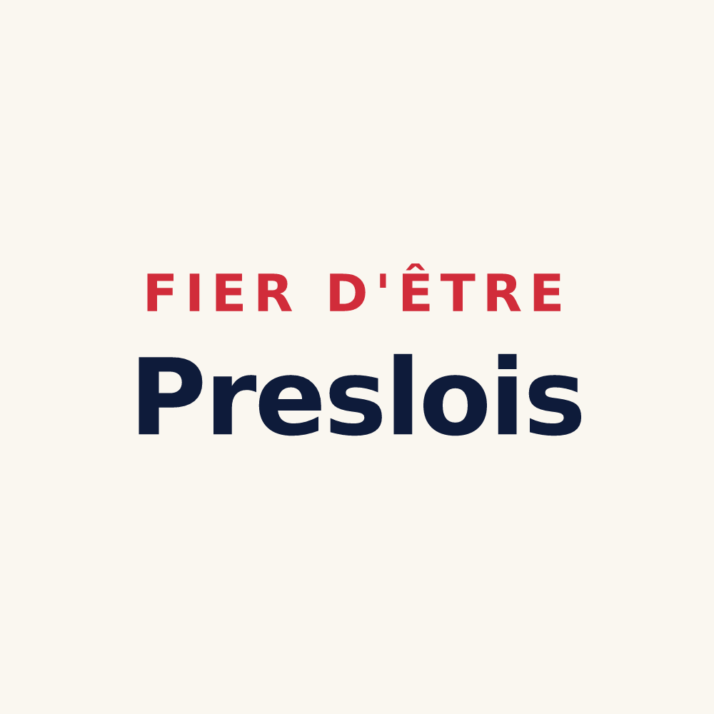 Tasse « Fier d'être Preslois » — design pour Presles-en-Brie