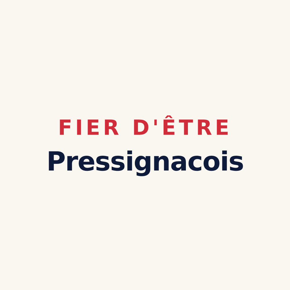 Tasse « Fier d'être Pressignacois » — design pour Pressignac