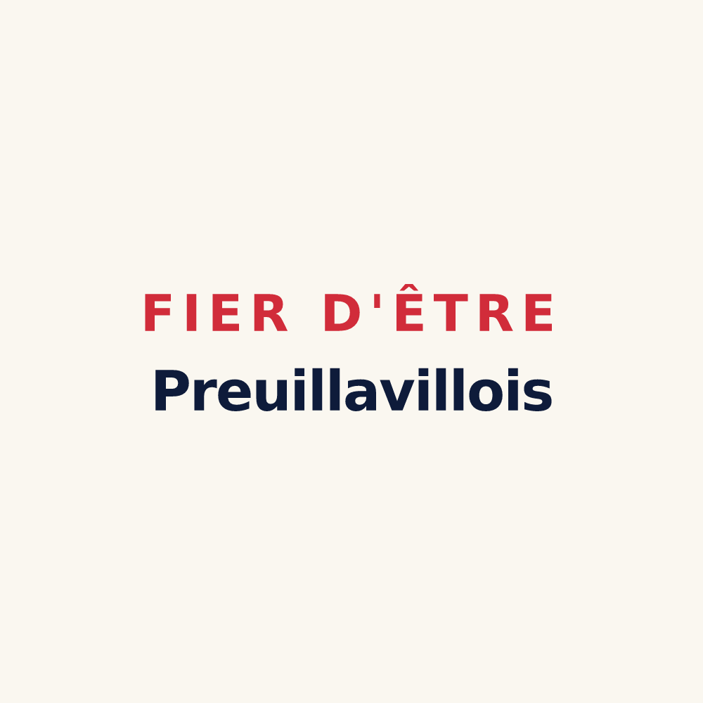 Tasse « Fier d'être Preuillavillois » — design pour Preuilly-la-Ville