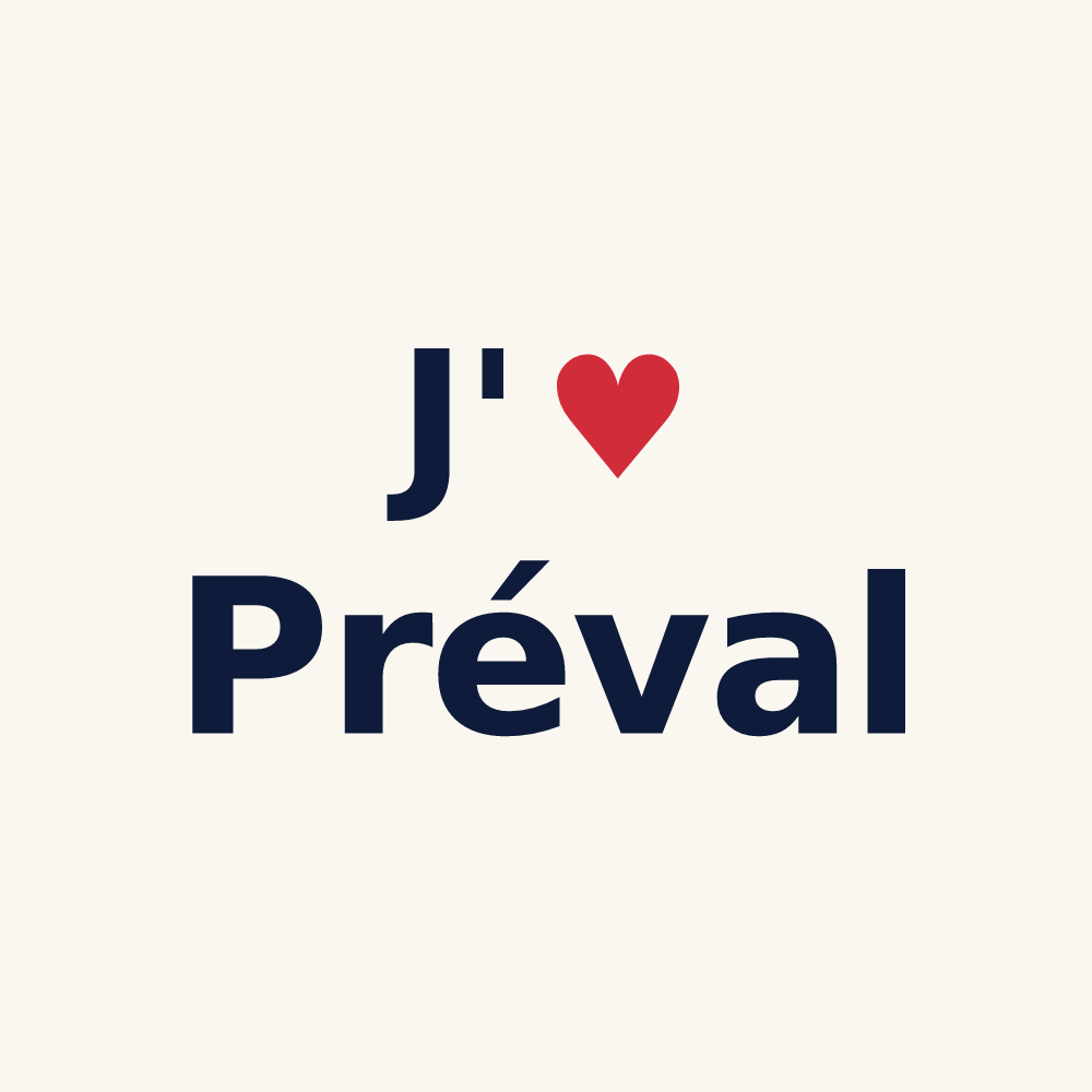 Tasse personnalisée Préval — design J'aime Préval