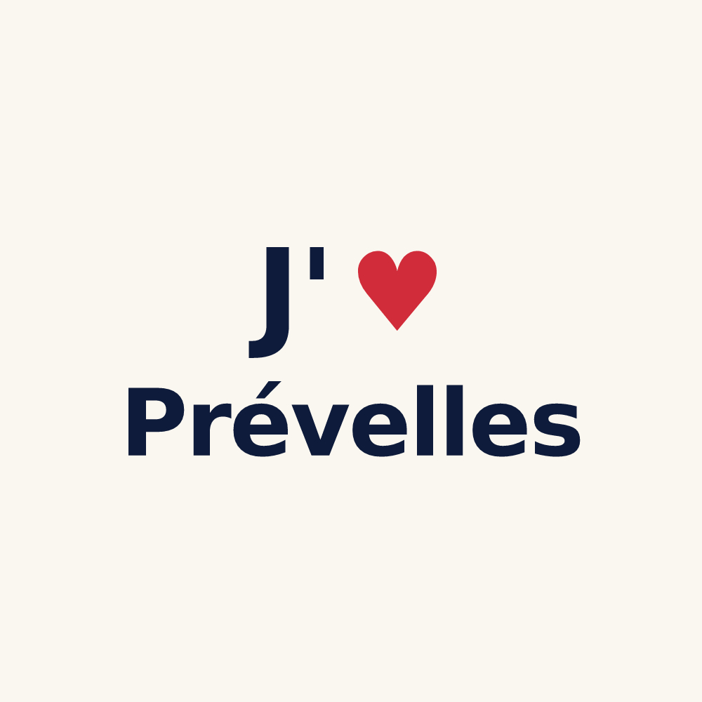 Tasse personnalisée Prévelles — design J'aime Prévelles