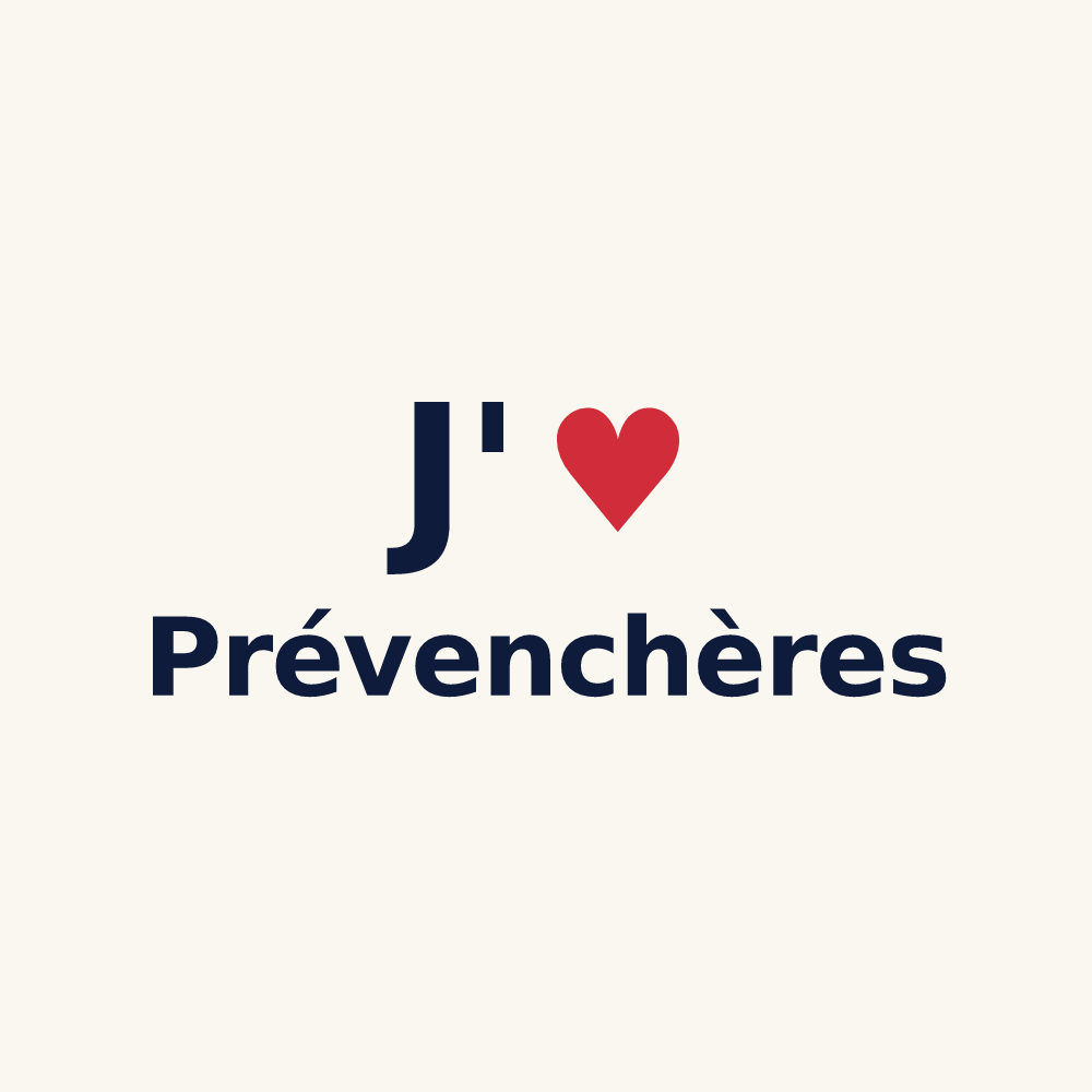 Tasse personnalisée Prévenchères — design J'aime Prévenchères
